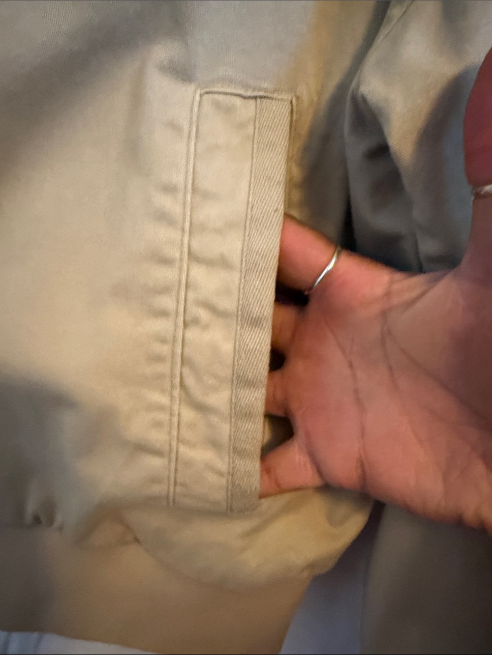 Universal Thread Women's Double-Breasted Tan Trench Jacket - Picture 4 of 10